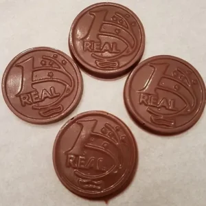 Moedas de chocolate